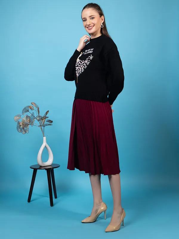 Black_Women_Woolen_Casual_Wear_Stylish_Sweater_Cozy_And_Warm_3D_Print_Knit_Pullover_For_Girls_&_Ladies_Soft_And_Comfortable_Winter_Sweater