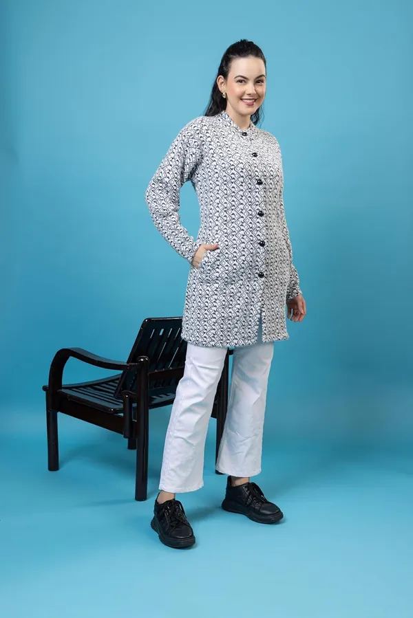 Black_Women's_Woolen_Long_Coat_Cardigan_Sweater_Winterwear_Cardigan