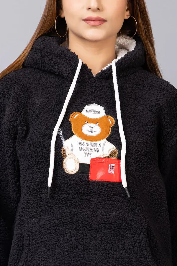 Black_Women_Wool_Blend_Hooded_Neck_Sweatshirt_With_Hoodies_Full_Sleeves_Women's_Winter_Wear_Warm_&_Stylish_Hoodie