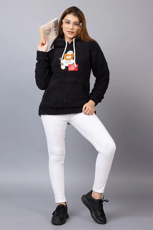 Black_Women_Wool_Blend_Hooded_Neck_Sweatshirt_With_Hoodies_Full_Sleeves_Women's_Winter_Wear_Warm_&_Stylish_Hoodie