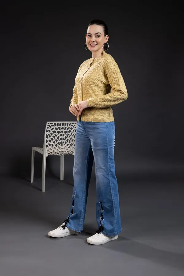 Camel_Women_Woolen_Round_Neck_Winter_Wear_Stylish_Button_Cardigan_Sweaters_Cozy_&_Fashionable_Winter_Outfit