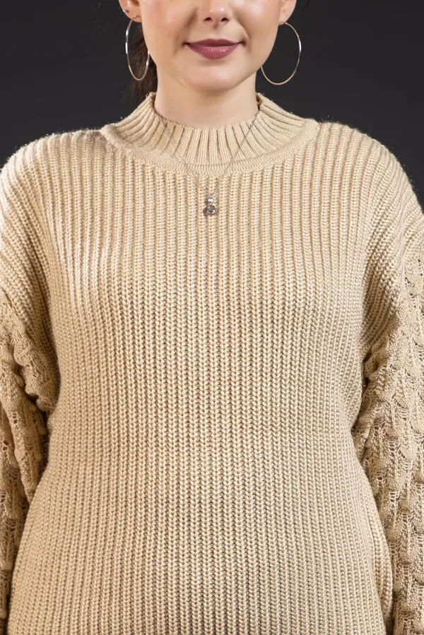 Camel_Women_Pullover_Sweater_Relaxed_Fit_For_Winter_Wear