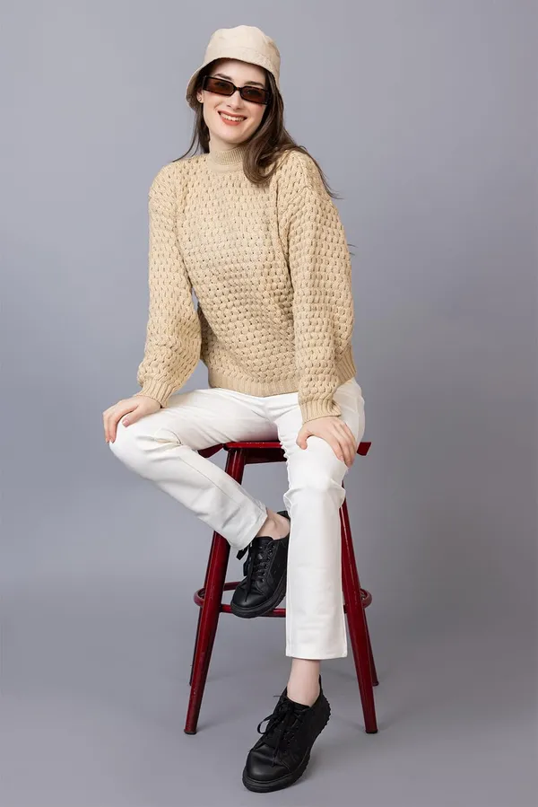 Camel_Women_Pullover_Sweater_Relaxed_Fit_For_Winter_Wear