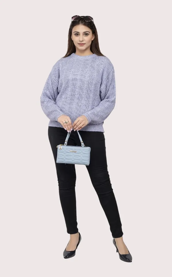 Aqua_Blue_Women_100%_Wool_Pullover_Sweater_Regular_Fit_For_Winter_Wear