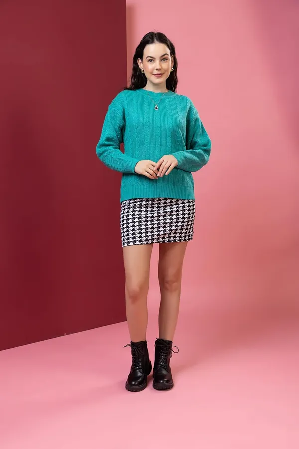 Frozi_Women_Round_Neck_Cable_Knit_Full_Sleeve_Pure_Wool_Sweater_Winter_Wear_For_Cozy_&_Stylish_Comfort