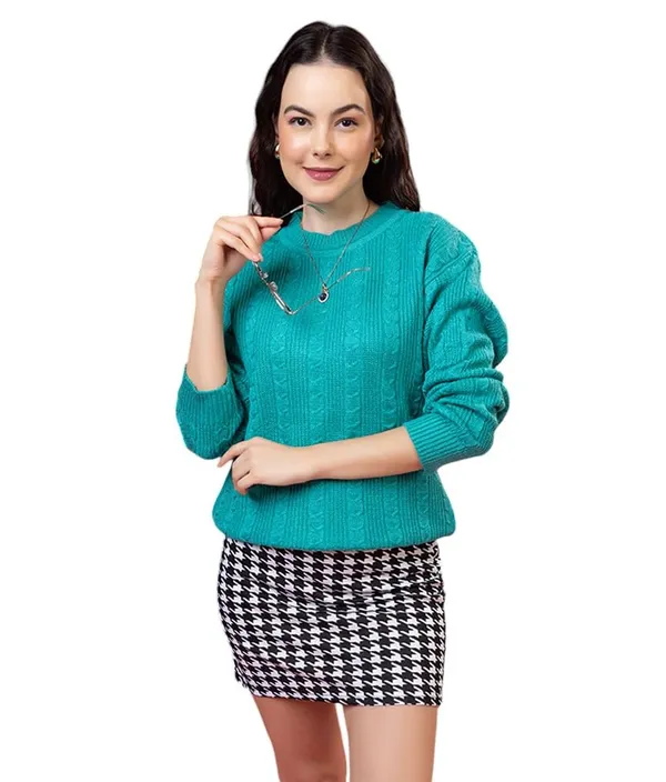 Frozi_Women_Round_Neck_Cable_Knit_Full_Sleeve_Pure_Wool_Sweater_Winter_Wear_For_Cozy_&_Stylish_Comfort