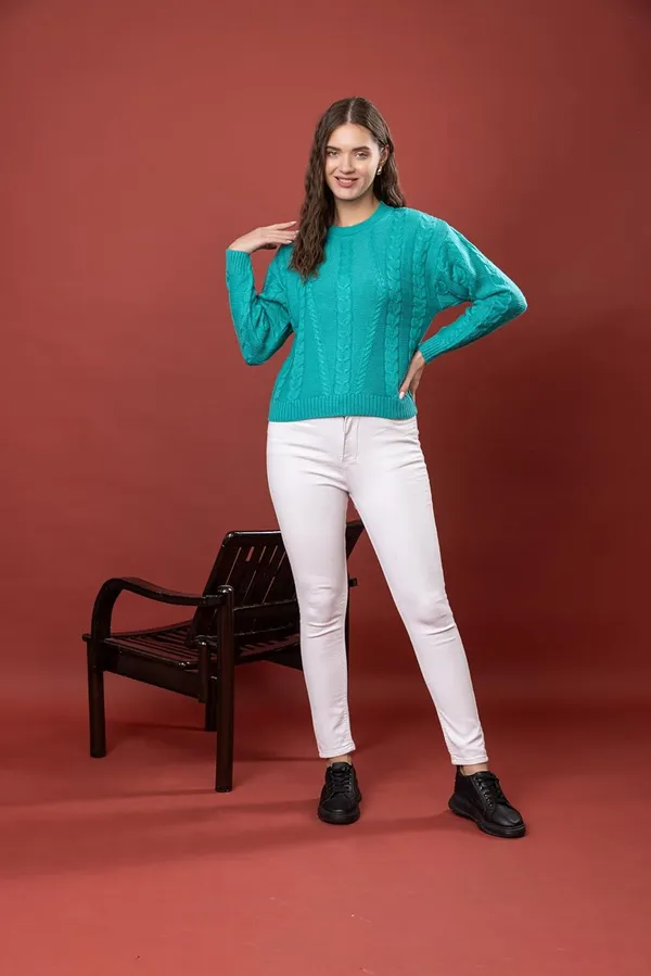 Frozi_Women_Full_Sleeves_Round_Neck_Cable_Design_Pullover_Sweater_Pure_Woolen_Winter_Wear