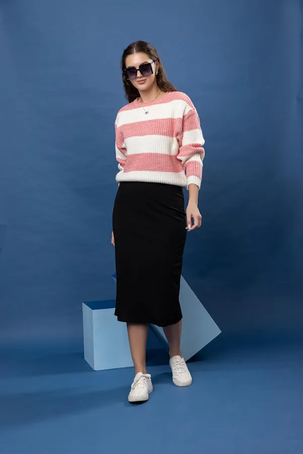 Gajri_Women_100%_Wool_Color_Block_Stripe_Full_Sleeve_Round_Neck_Pullover_Sweater_Winter_Season_Fashion