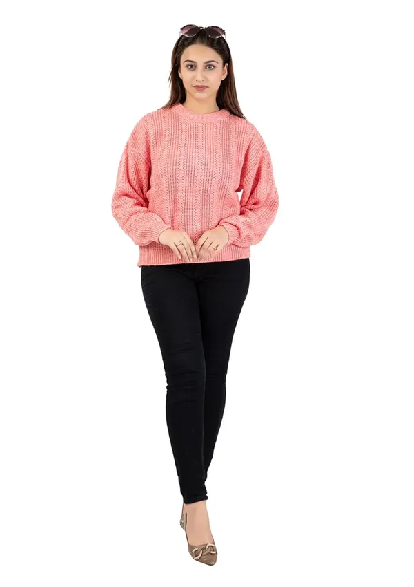 Gajri_Women_100%_Wool_Pullover_Sweater_Regular_Fit_For_Winter_Wear