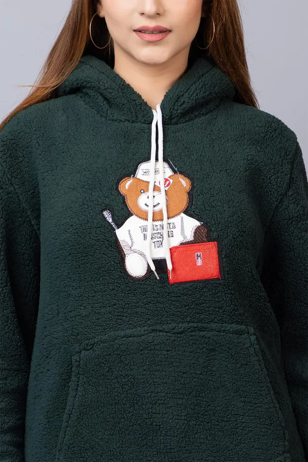 Green_Women_Wool_Blend_Hooded_Neck_Sweatshirt_With_Hoodies_Full_Sleeves_Women's_Winter_Wear_Warm_&_Stylish_Hoodie
