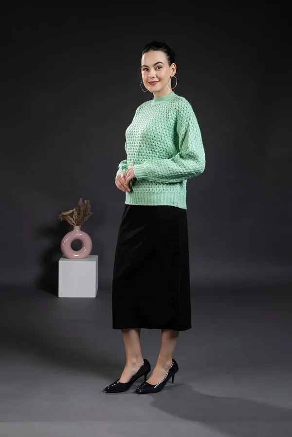 Light_Green_Women_100%_Wool_Pullover_Sweater_Relaxed_Fit_Turtle_Neck_Sweater_Full_Sleeve_Stylish_Winter_Wear