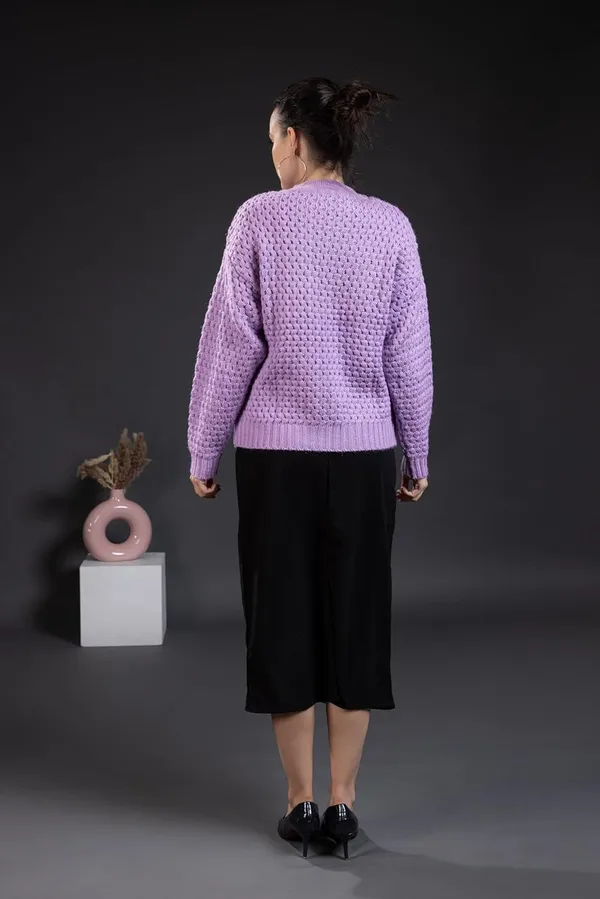 Lavender_Women_100%_Wool_Pullover_Sweater_Relaxed_Fit_Turtle_Neck_Sweater_Full_Sleeve_Stylish_Winter_Wear