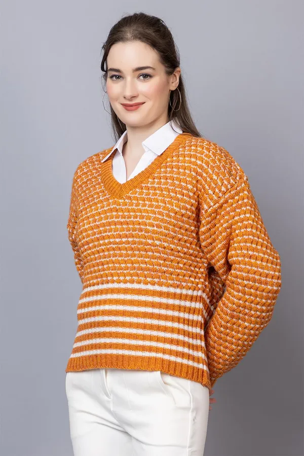 Mustard_Launches_Designer_And_Knitted_V_Neck_Womensweater_And_These_Can_Be_Paired_With_Jeans_And_Legging_In_Winter_Season_Trendy_Fashionable_Solid
