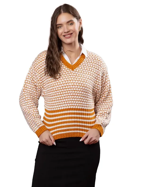 Mustard_Womens_V-Neck_Pullover_Sweater_For_Winter_Wear_Full_Sleeve_Stylish_Pullover_Sweater