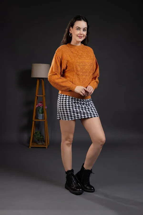 Mustard_Women_Pure_Wool_Pullover_Sweater_Regular_Fit_For_Winter_Wear_Full_Sleeve_Stylish_Cable_Design_Sweater_Crafted_With_Modern_Clothing_For_Winter_Season