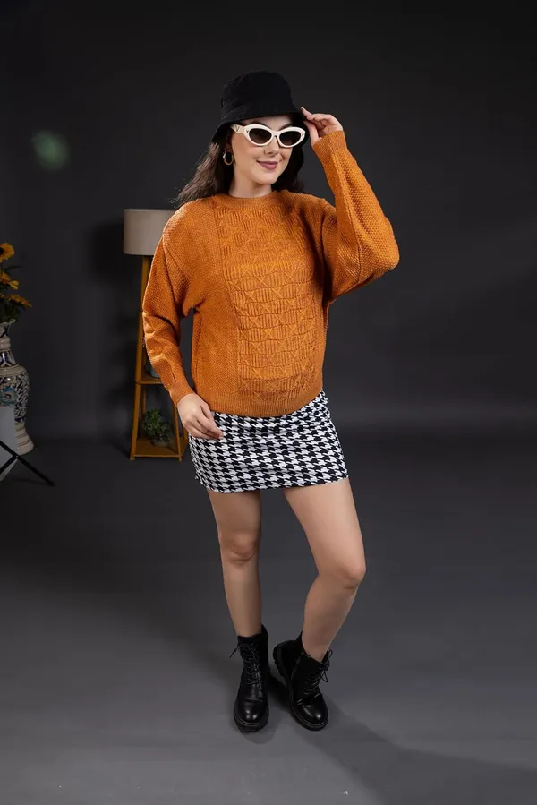 Mustard_Women_Pure_Wool_Pullover_Sweater_Regular_Fit_For_Winter_Wear_Full_Sleeve_Stylish_Cable_Design_Sweater_Crafted_With_Modern_Clothing_For_Winter_Season