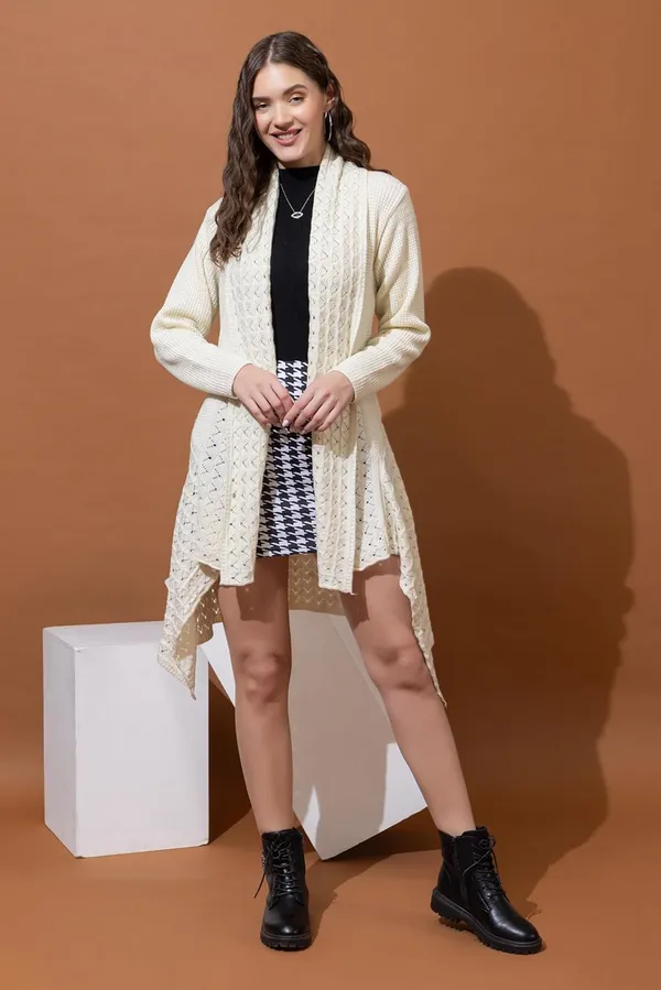 Off_White_Women_&_Girls_Winter_Woolen_V-Neck_Open_Front_Longline_Shrug_Cardigan_Sweater