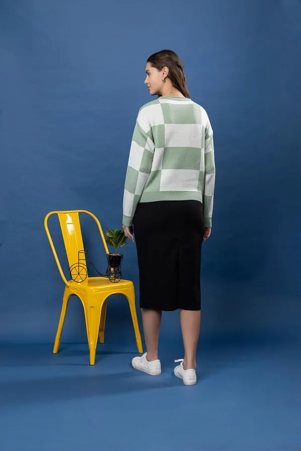 Pista_Women_Round_Neck_Colour_Block_Sweater_100%_Wool_Winter_Wear_Pullover