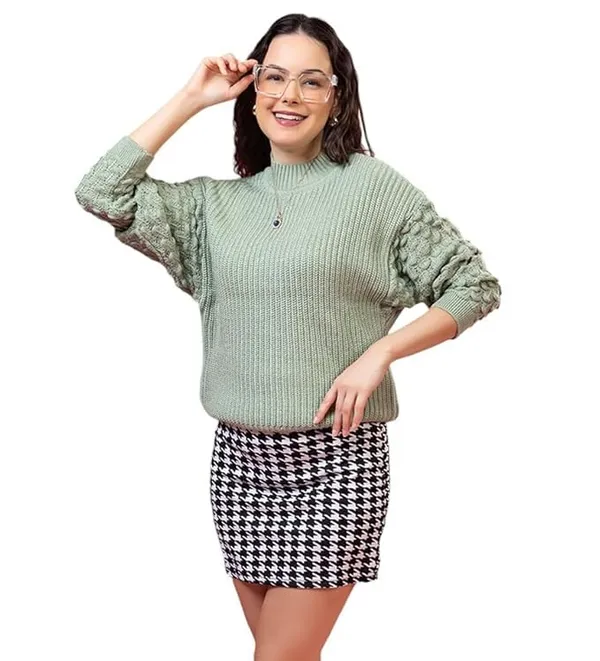 Pista_Women_Pullover_Sweater_Relaxed_Fit_For_Winter_Wear_Full_Sleeve_100%_Wool_Latest_Stylish_Sweater_Crafted_With_Comfort_Fit_For_Winter_Season