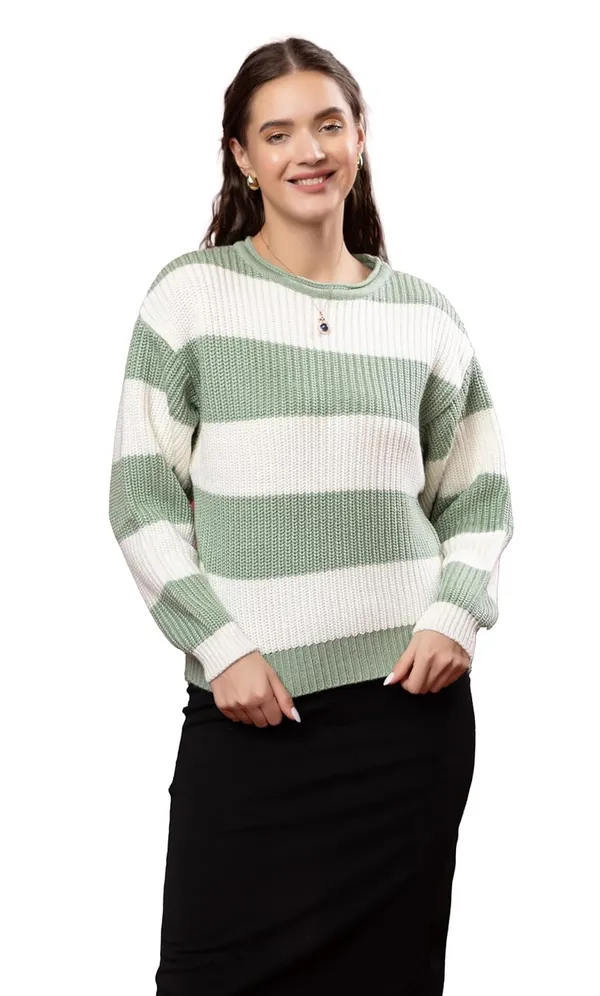 Pista_Women_100%_Wool_Color_Block_Stripe_Full_Sleeve_Round_Neck_Pullover_Sweater_Winter_Season_Fashion
