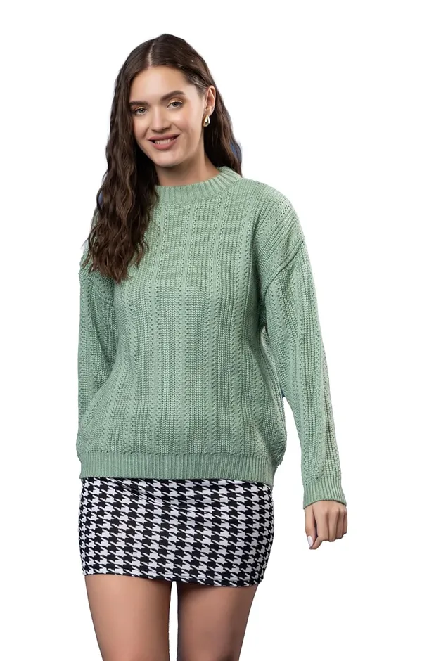 Pista_Women's_Pullover_Sweater_100%_Wool_Round_Neck_Full_Sleeve_Stylish_Sweater_Crafted_With_Comfort_Fit_And_Modern_Clothing_For_Winter_Season