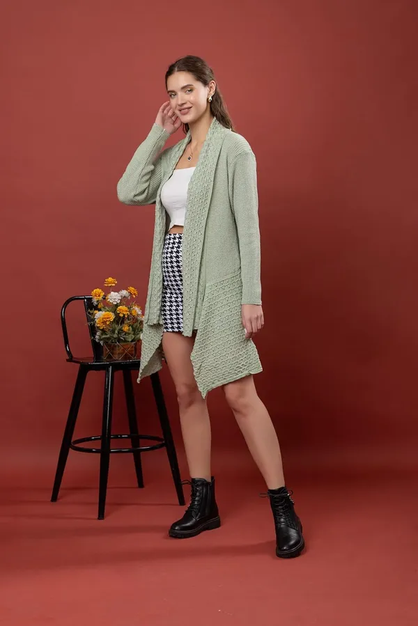 Pista_Women_&_Girls_Winter_Woolen_V-Neck_Open_Front_Longline_Shrug_Cardigan_Sweater