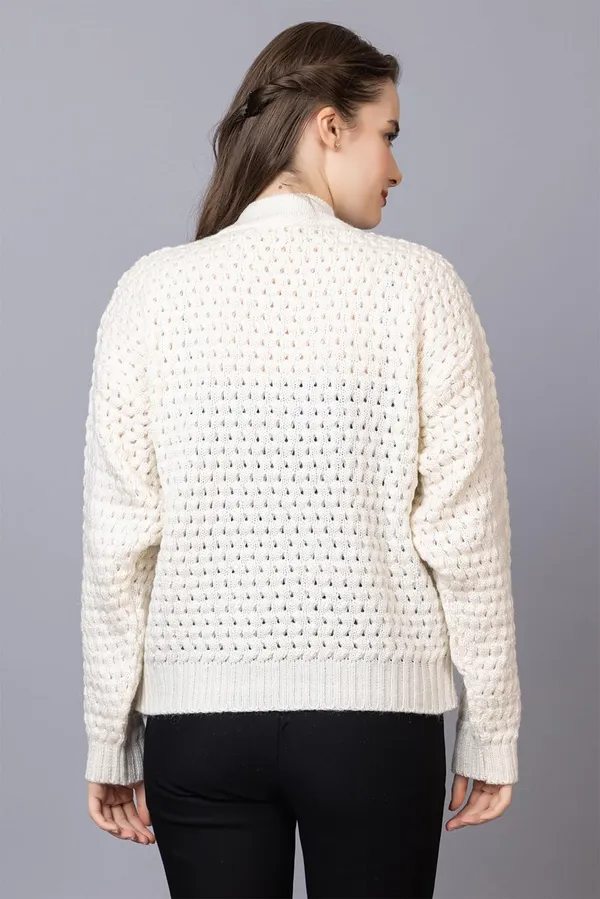 White_Women_Pullover_Sweater_Relaxed_Fit_For_Winter_Wear_Full_Sleeve_100%_Wool_Latest_Stylish_Turtle_Neck_Sweater_For_Winter_Wear