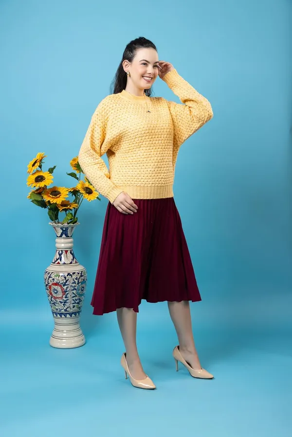 Yellow_Women_100%_Wool_Pullover_Sweater_Relaxed_Fit_Turtle_Neck_Sweater_Full_Sleeve_Stylish_Winter_Wear