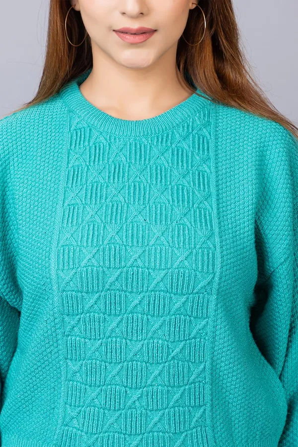 Frozy_Women_Round_Neck_Solid_Full_Sleeve_Woolen_Winter_Pullover_Sweater