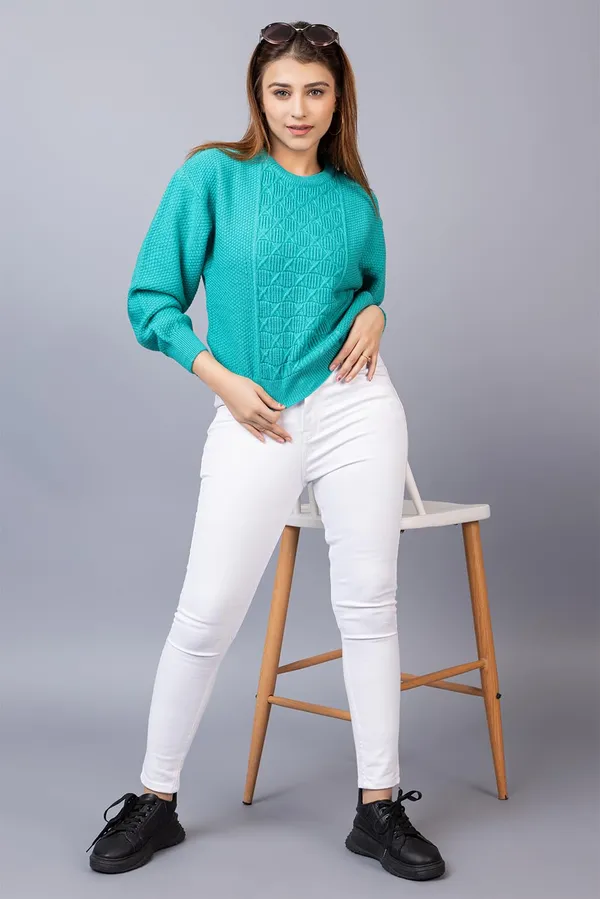 Frozy_Women_Round_Neck_Solid_Full_Sleeve_Woolen_Winter_Pullover_Sweater