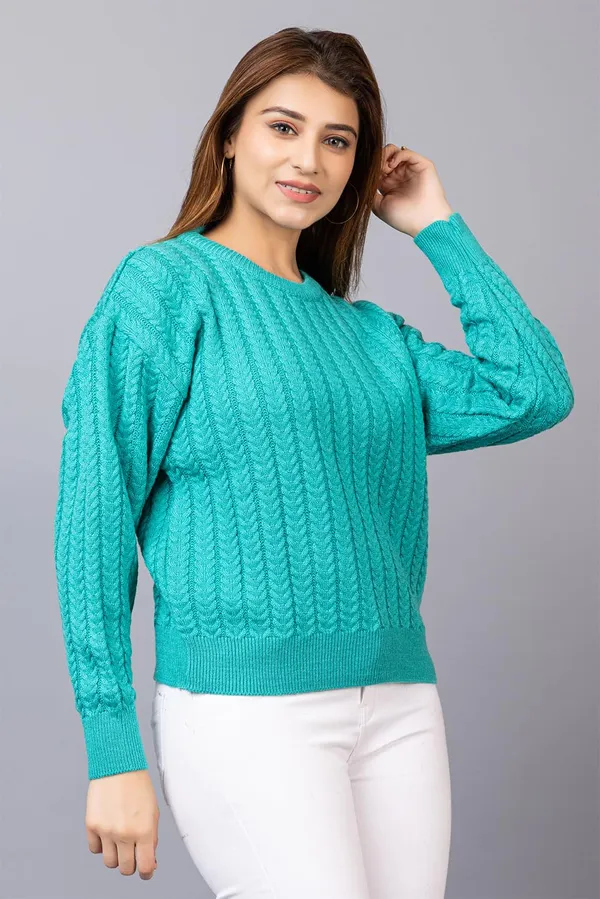 Frozy_Women_Round_Neck_Full_Sleeve_Winter_Wear_Pure_Wool_Sweater
