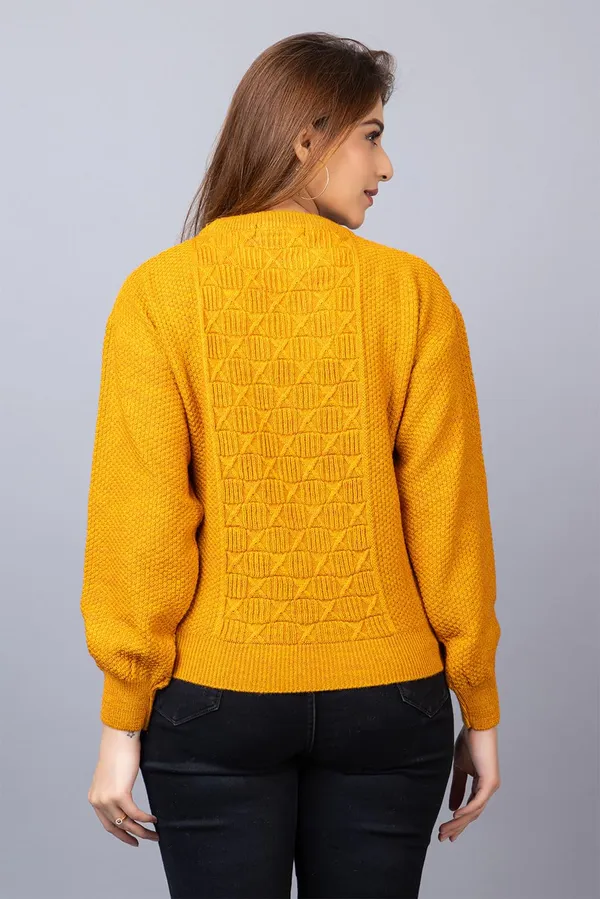 Mustard_Women_Round_Neck_Solid_Full_Sleeve_Woolen_Winter_Pullover_Sweater