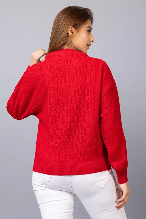 Red_Women_Round_Neck_Solid_Full_Sleeve_Woolen_Winter_Pullover_Sweater