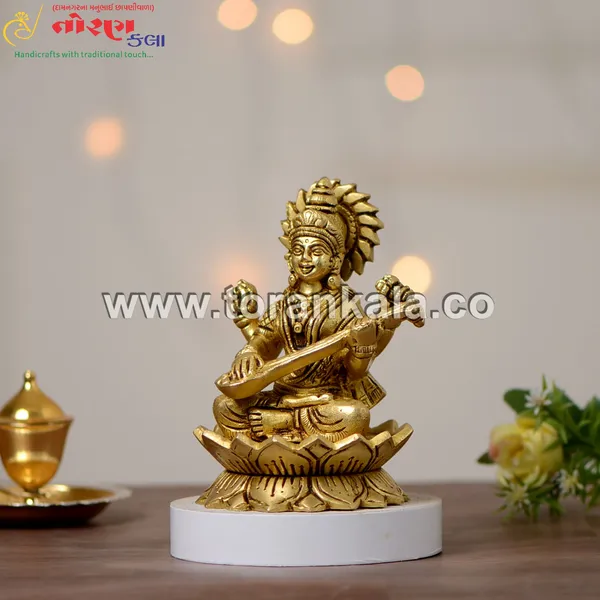 Brass_Goldan_Saraswati_Mata_Idol_For_Decoration