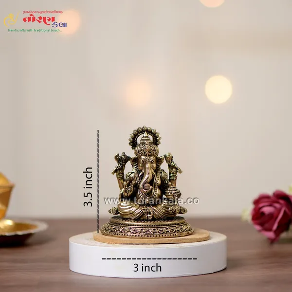 Antique_Gold_Ganesh_Idol_For_Decoration