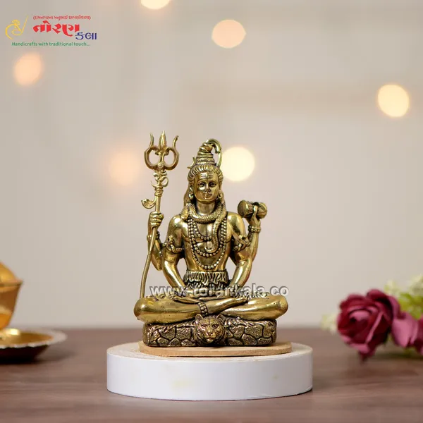 Antique_Goldan_Antique_Sitting_Shivji_For_Decoration