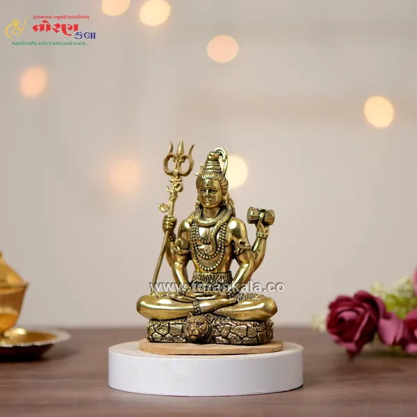 Antique_Goldan_Antique_Sitting_Shivji_For_Decoration