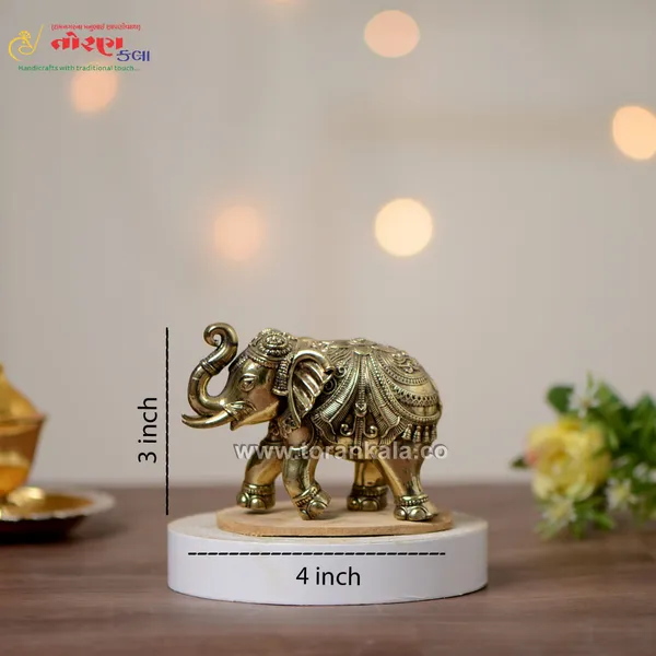Brass_Light_Weight_Elephant_Statue_For_Decoration