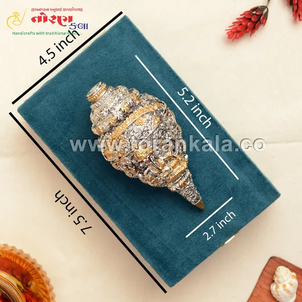 Goldan_&_Silver_Shunkh_For_Decoration