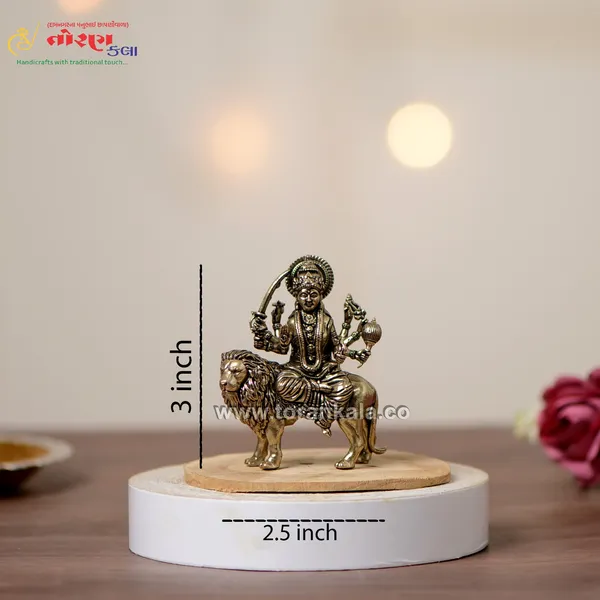 Antique_Gold_Maa_Durga_On_Lion_Idol_For_Decoration