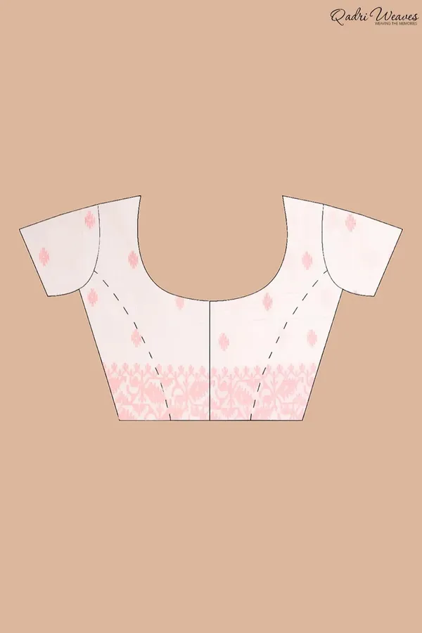 Conch_Shell_Color_Cotton??Jamdani_Saree