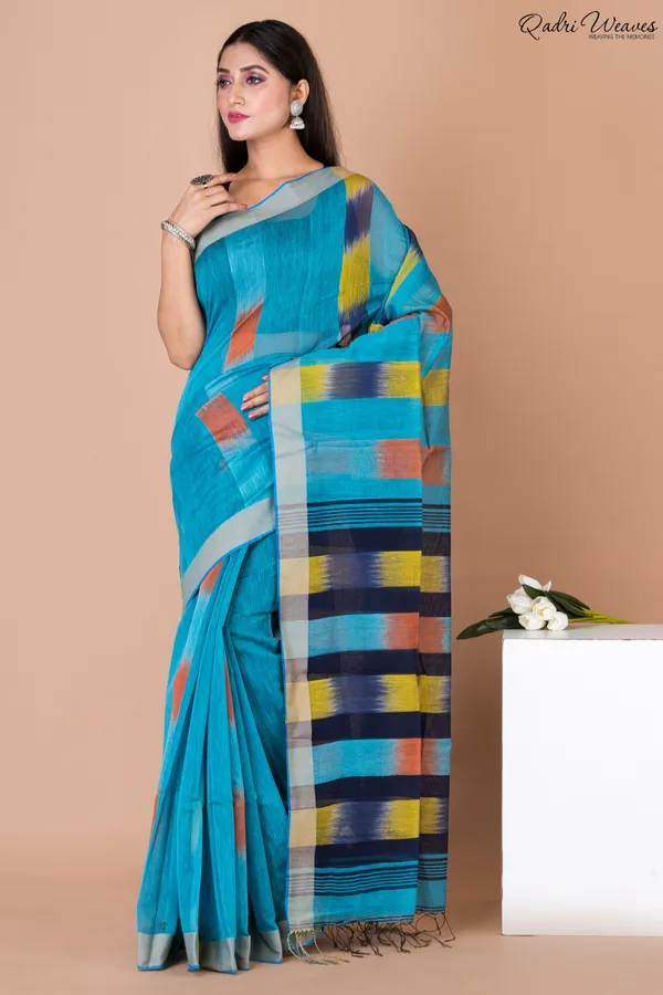 Handloom_Asmani_Kota_Khadi_Silk_Saree