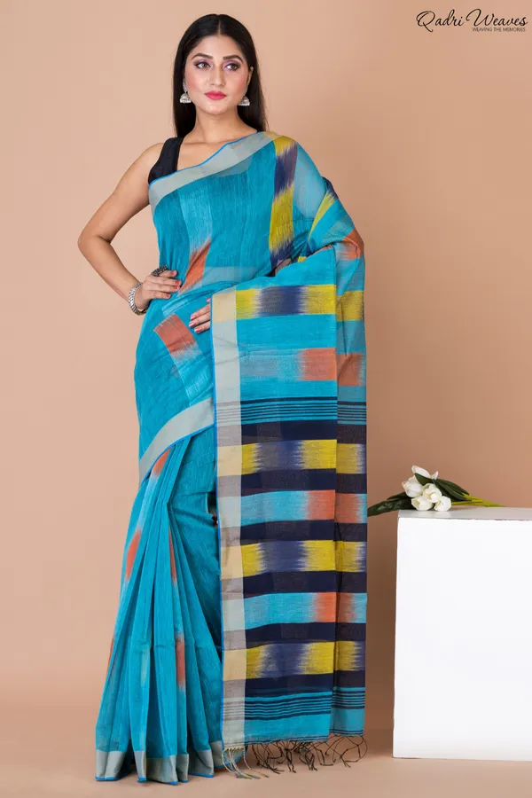 Handloom_Asmani_Kota_Khadi_Silk_Saree