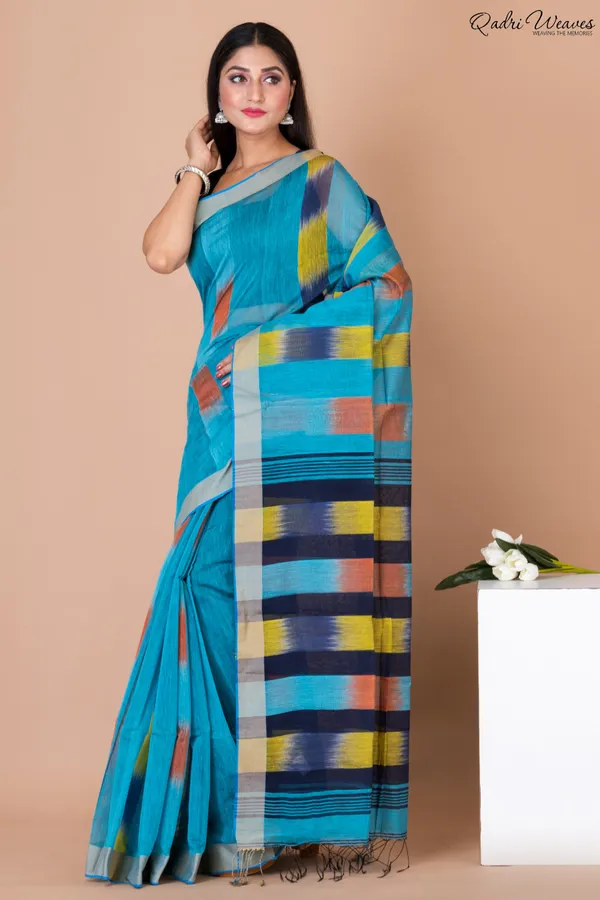 Handloom_Asmani_Kota_Khadi_Silk_Saree