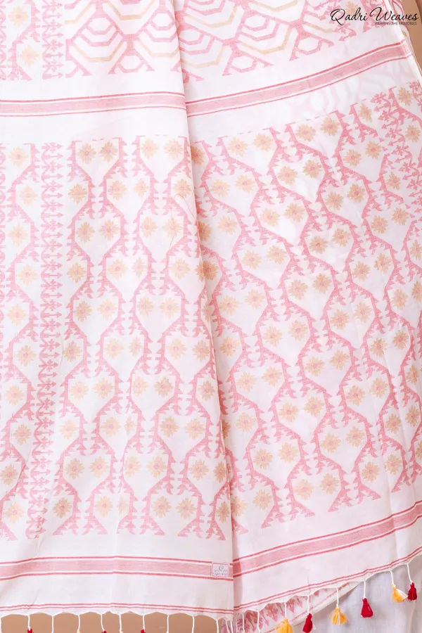 Handloom_Baby_Pink_Pure_Cotton_Saree