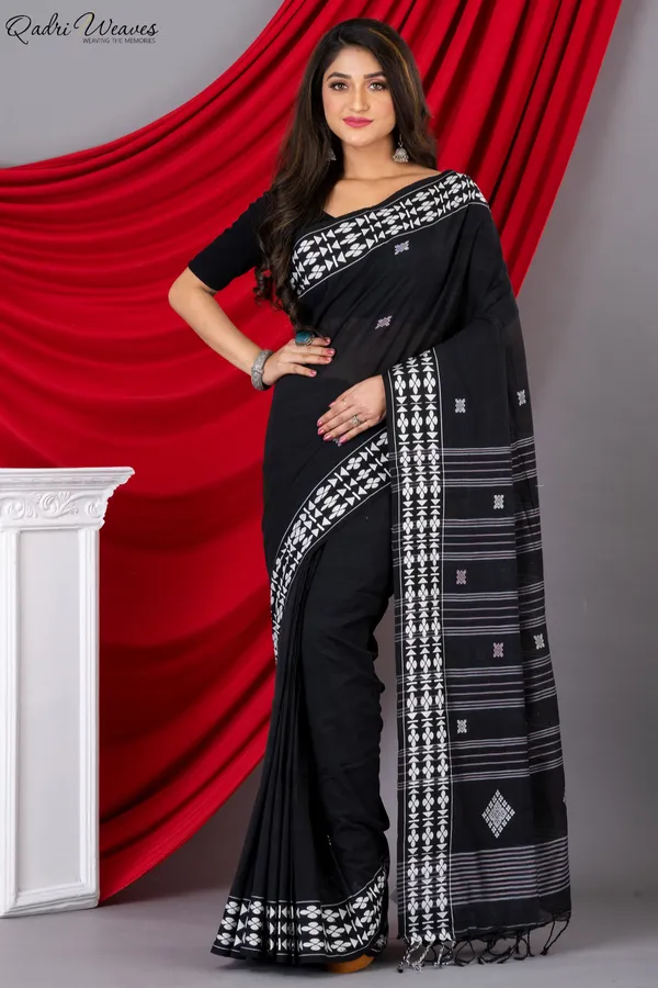 Handloom_Black_Premium_Khadi_Cotton_Saree