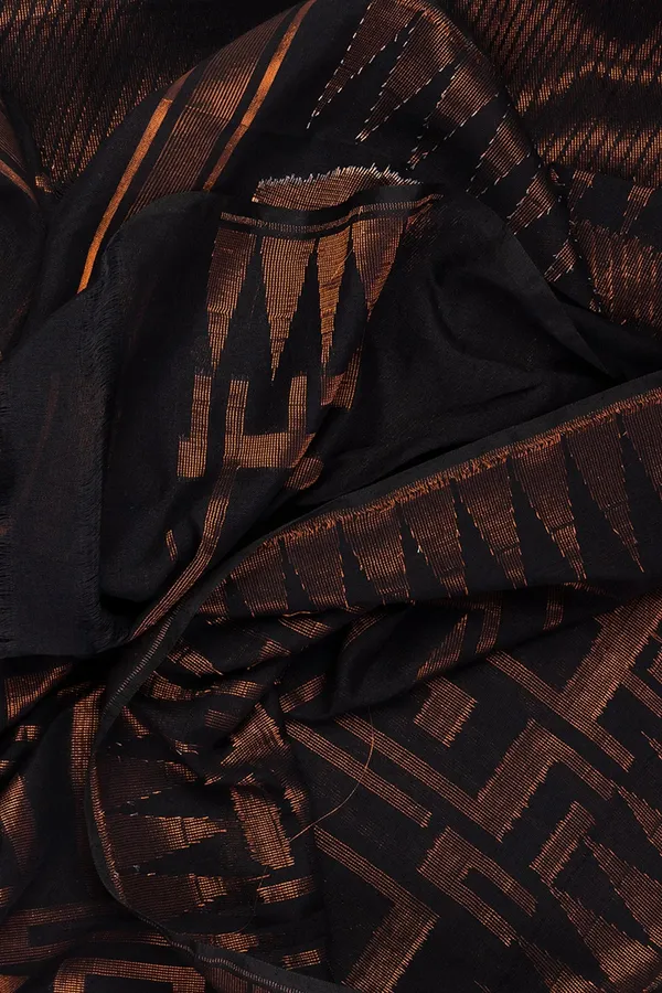 Handloom_Black_Pure_Cotton_Saree_With_Zari_Work