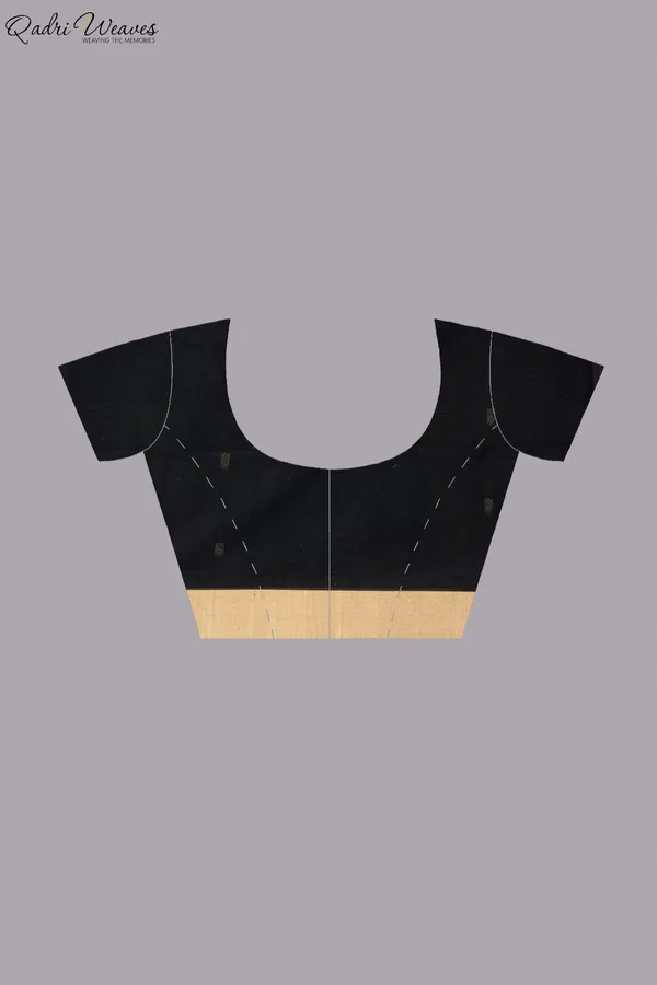 Handloom_Blackish_Khadi_Cotton_Tangail_Saree
