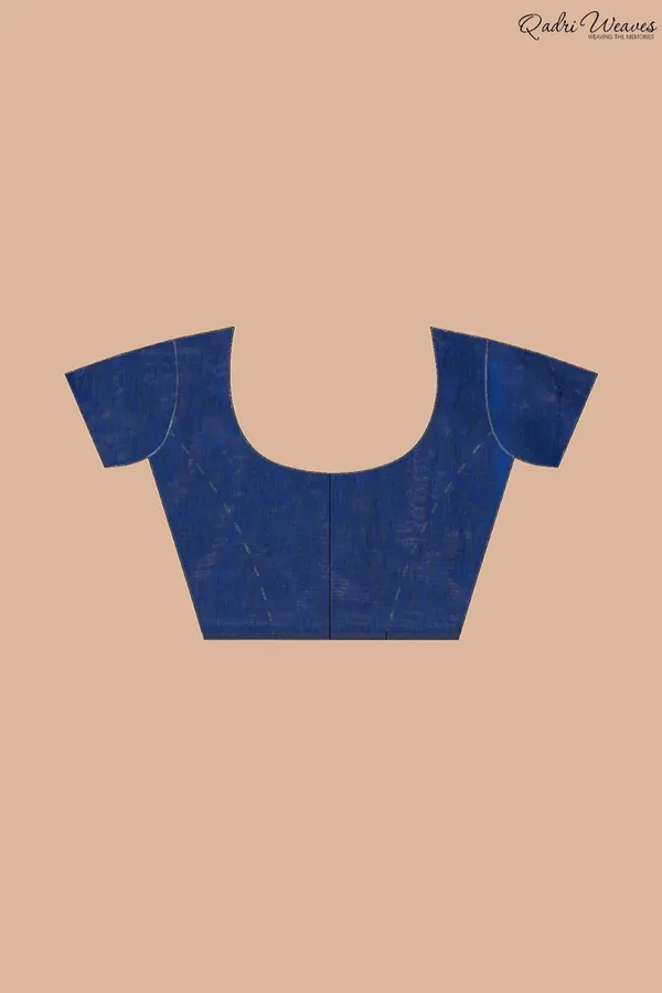 Handloom_Blue_Copper_Pure_Cotton_Saree