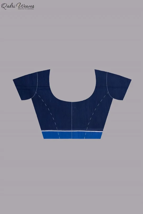 Handloom_Blue_Premium_Mulmul_Khadi_Cotton_Saree